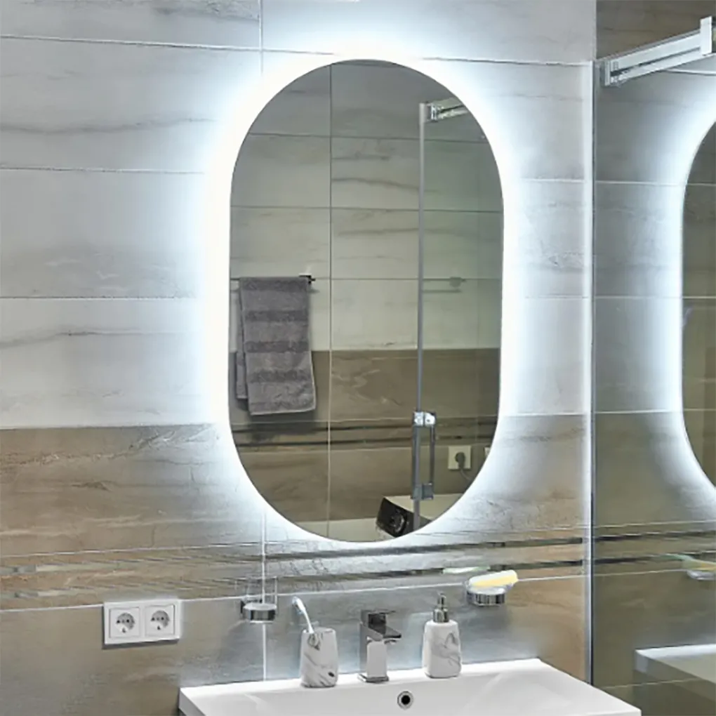 Зеркало Global Glass MR-7 600х1000, с LED-подсветкой- Фото 1